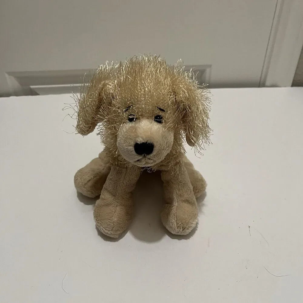 Webkinz Fuzzy Golden Retriever Puppy Dog Stuffed Animal Plush No Code Ganz